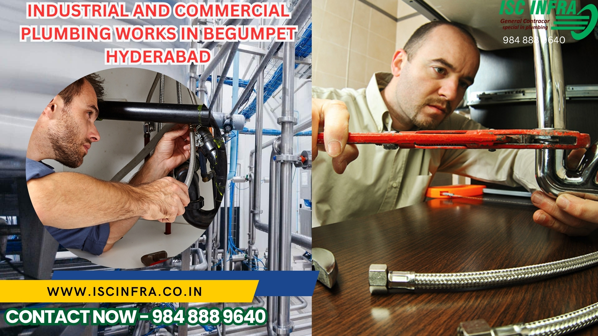 Industrial and Commercial Plumbing Works in Begumpet