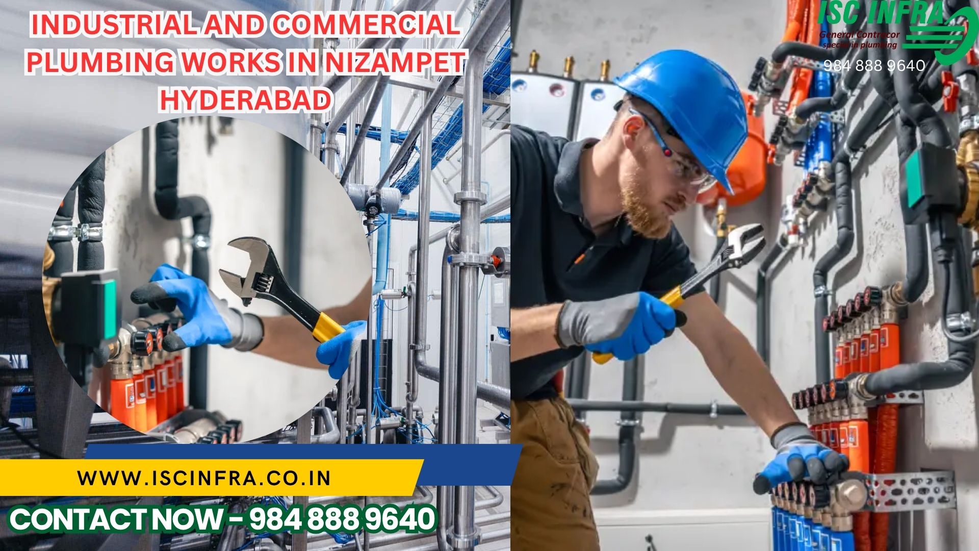 Industrial and Commercial Plumbing Works in Nizampet