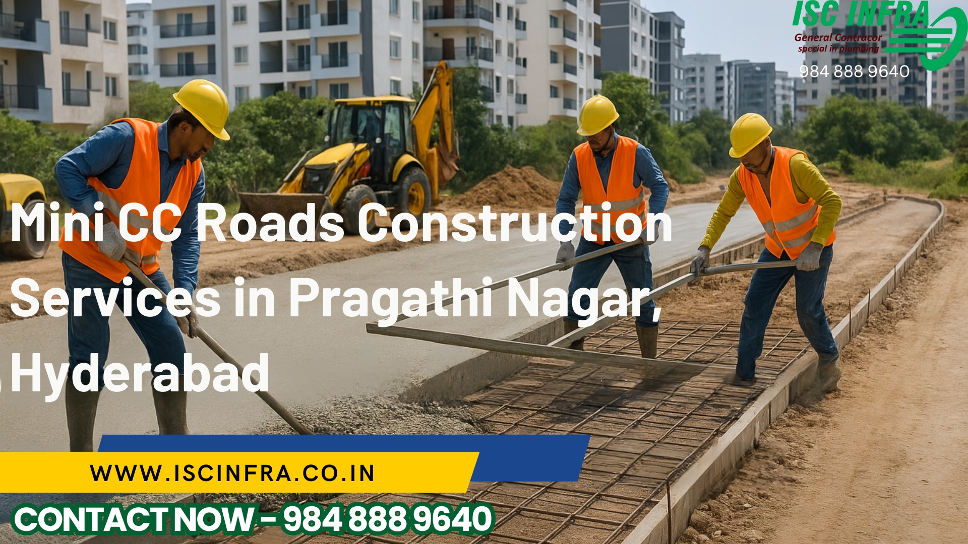 Mini CC Roads Construction Services in Pragathi Nagar