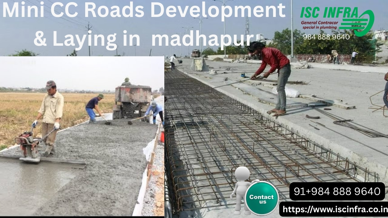 Mini CC Roads Development & Laying in Madhapur