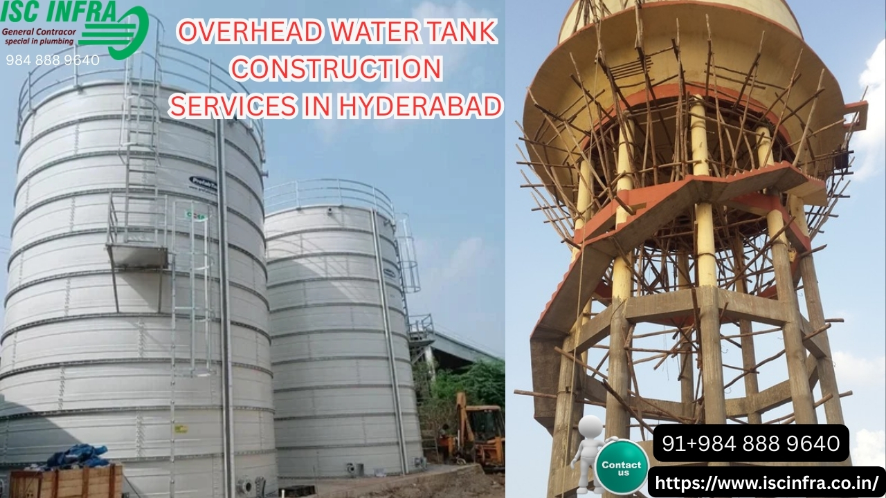 Overhead Water Tank Construction Services in Hyderabad